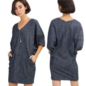 AMY KUSCHEL Denim Wedge Dress - Size 4